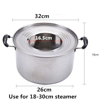 Stainless Steel Cookware Bamboo Steamer Bamboo Steamer Rice Snack Basket Set Dumpling Steamer Kitchen Cooking Tools