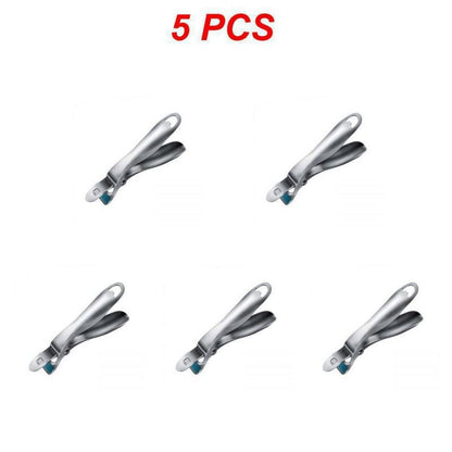 5/8/10PCS 304 Stainless Steel Bird-shaped Silicone Anti-scalding Non-slip Tray Lifter Pot Pan Clamp Kitchen Cookware Handle