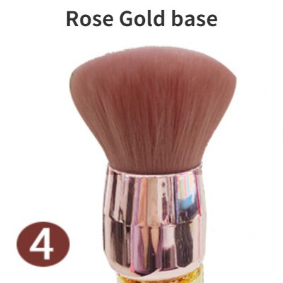 Popular Mushroom Nail Brush Round Small Flower Paint Gel Dust Cleaning Brushes Make Up Brush Nail Art Manicure Tools