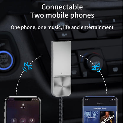 Bluetooth Aux Adapter Dongle Cable USB To 3.5mm Jack Car Audio Aux Bluetooth 5.0 Handsfree Kit For Car Receiver BT transmitter