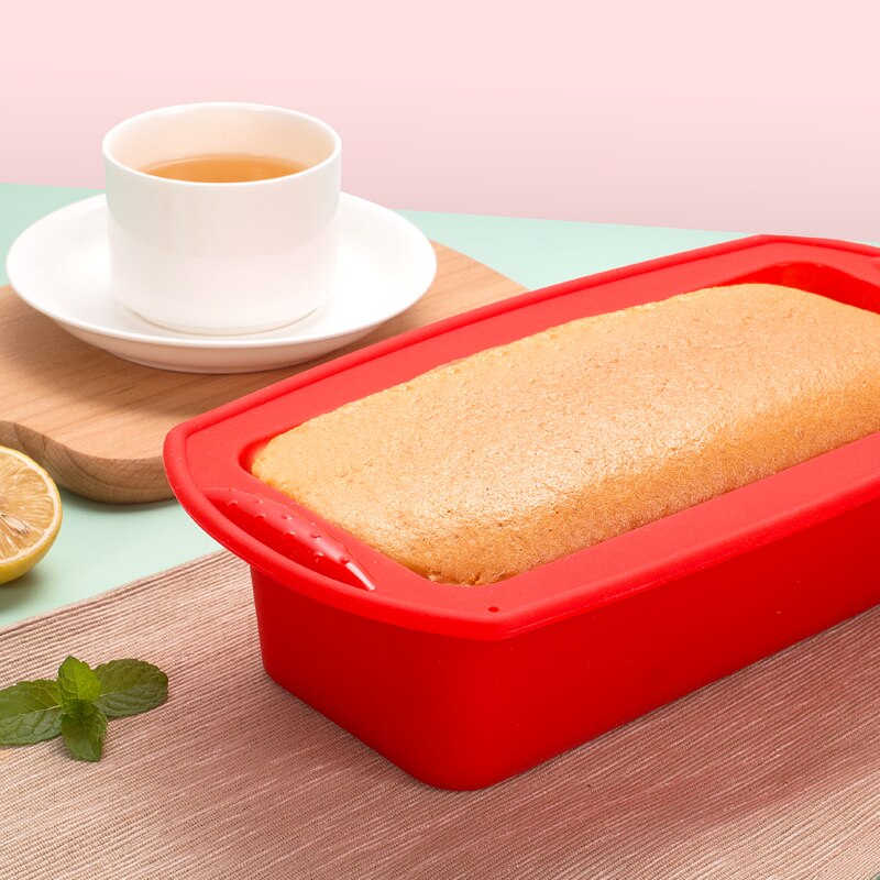 Rectangle Cake Silicone Molds DIY Pastry Silicone Molds Toast Bread Baking Pan Party Cake Tray Mould Non-stick Baking Tools