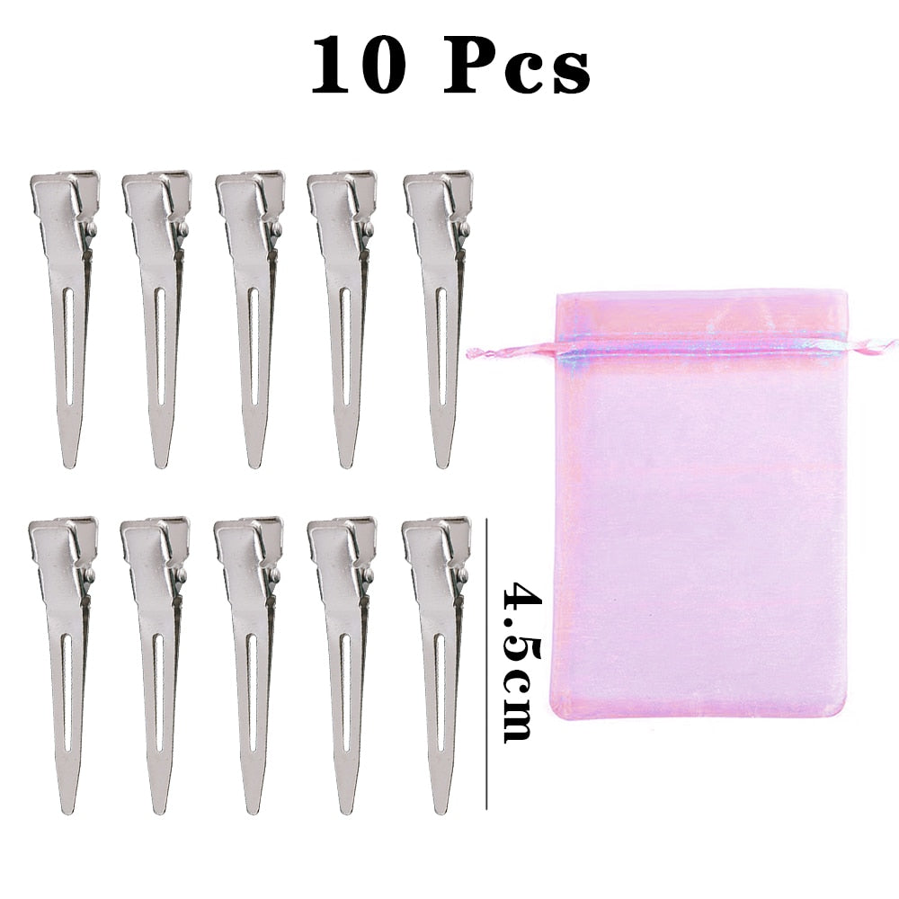 10/20 Pcs Professional Ladies Salon Fixed Hair Pin Curl Hairclip Makeup No Crease Hair Clip Hairdressing Styling Tool with Bag