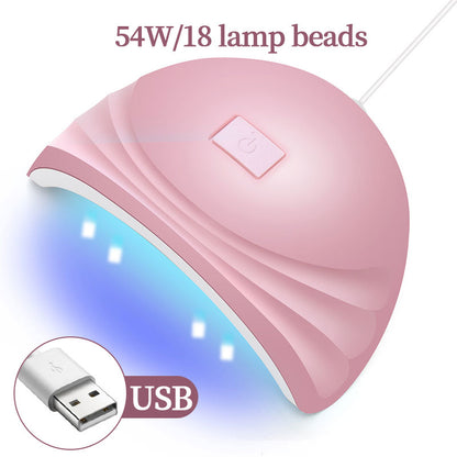 LULAA USB 18 UV Lights Drying Lamp For Curing Gel LED Nail Phototherapy Machine Professional Manicure Tool Salon Equipment