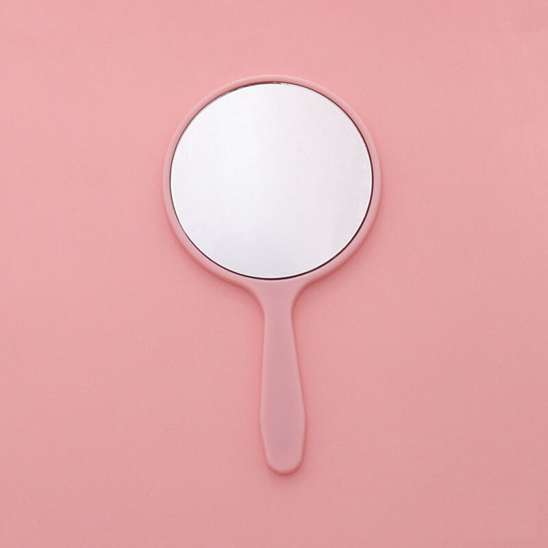 Handheld Makeup Mirror Lip Shaped Makeup Mirror With Handle Hand Mirror SPA Salon Compact Mirrors Cosmetic Mirror For Women