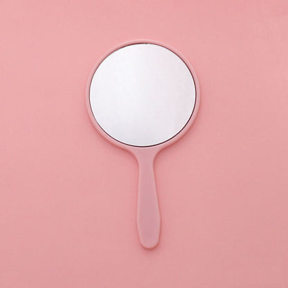 Handheld Makeup Mirror Lip Shaped Makeup Mirror With Handle Hand Mirror SPA Salon Compact Mirrors Cosmetic Mirror For Women