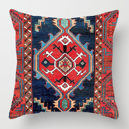 2021 New Ethnic Persian Carpet Print Linen Pillows Case Hot Bohemian Decorative Geometric Throw Pillows Sofa Couch Home Decor