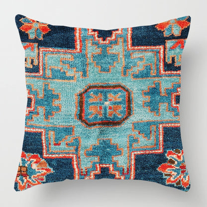 2021 New Ethnic Persian Carpet Print Linen Pillows Case Hot Bohemian Decorative Geometric Throw Pillows Sofa Couch Home Decor