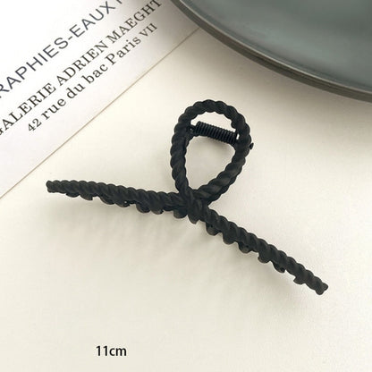 1PC Black Large Hair Claws Elegant Acrylic Hair Clip Hairpins Barrette Crab Claw Clips Headwear For Women Girls Hair Accessories