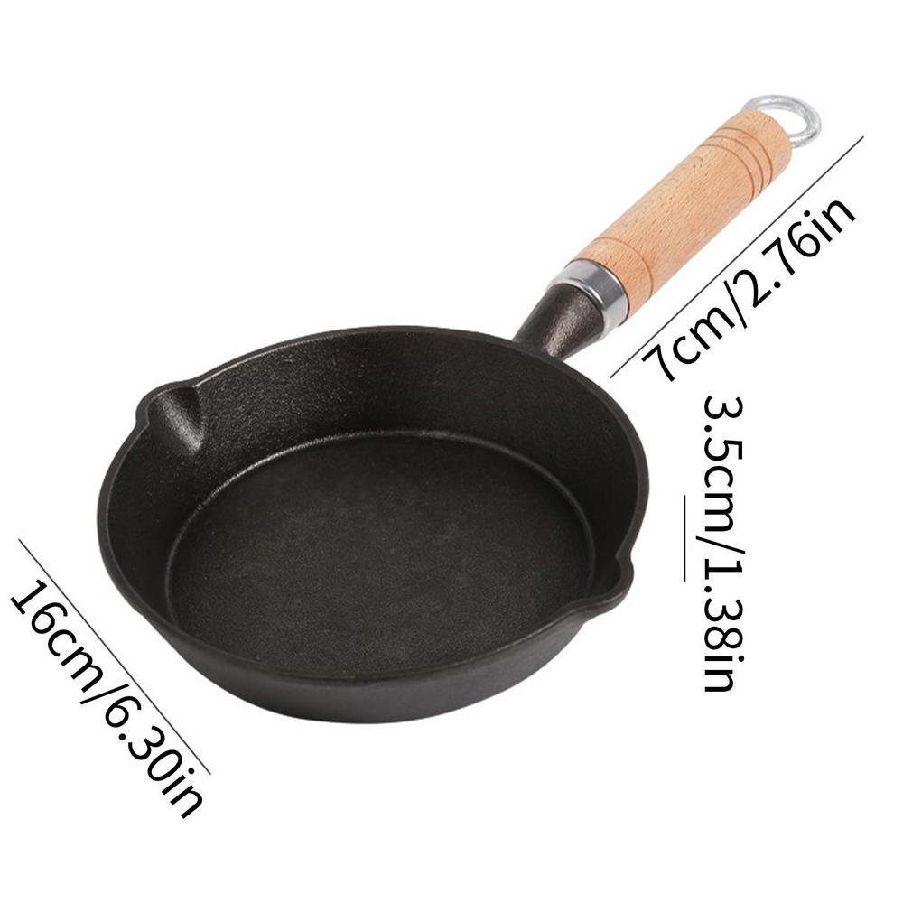 10/11/13/16cm Egg Frying Pan Iron Small Egg Pan High Quality Pan Fried Steak Non Stick Pan Pancake Kitchen Cooking Tool