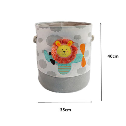 Clothing Laundry Baskets For Home Bathroom Cat Print Save Space Household Supplies Toy Storage Box Laundry Bucket