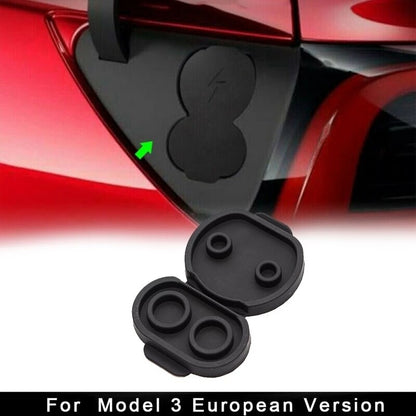 2022 New For Tesla Model 3 Accessories Europe Plug Car Charging Port Dust Protective Cover Car Model Y Model 3 Accessories 2021