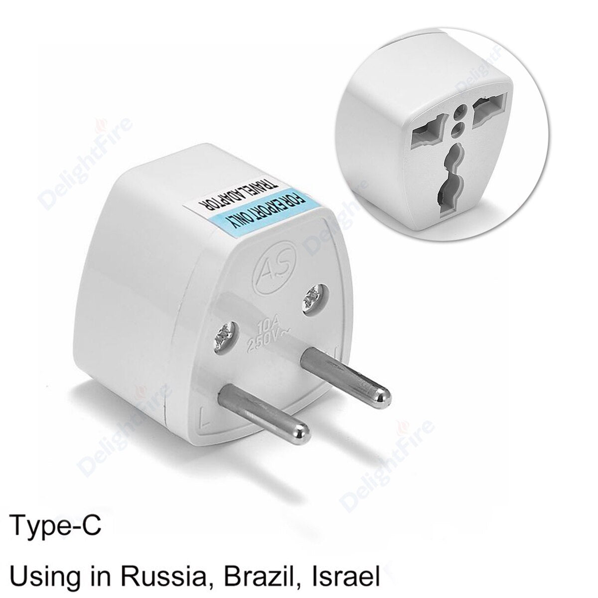 1pcs Universal AU UK US EU Plug Adapter US to EU Plug Converter Australian KR Euro Travel Adapter Power Electric Socket Outlet