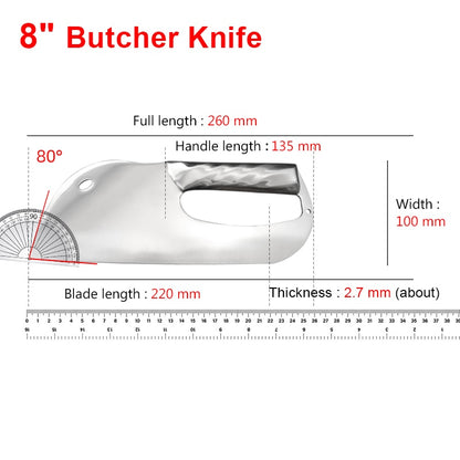 Stainless Steel Cleaver Chopping Kitchen Knife Chef Butcher Knives Meat Fruit Boning Fishing Hunting Camping Cooking Tools