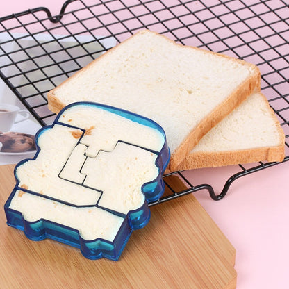 Home Kitchen Sandwich Bread Biscuit Cutting Dies Mold Cute Cartoon Animal DIY Jigsaw Puzzle Children Breakfast Bento Baking Tool