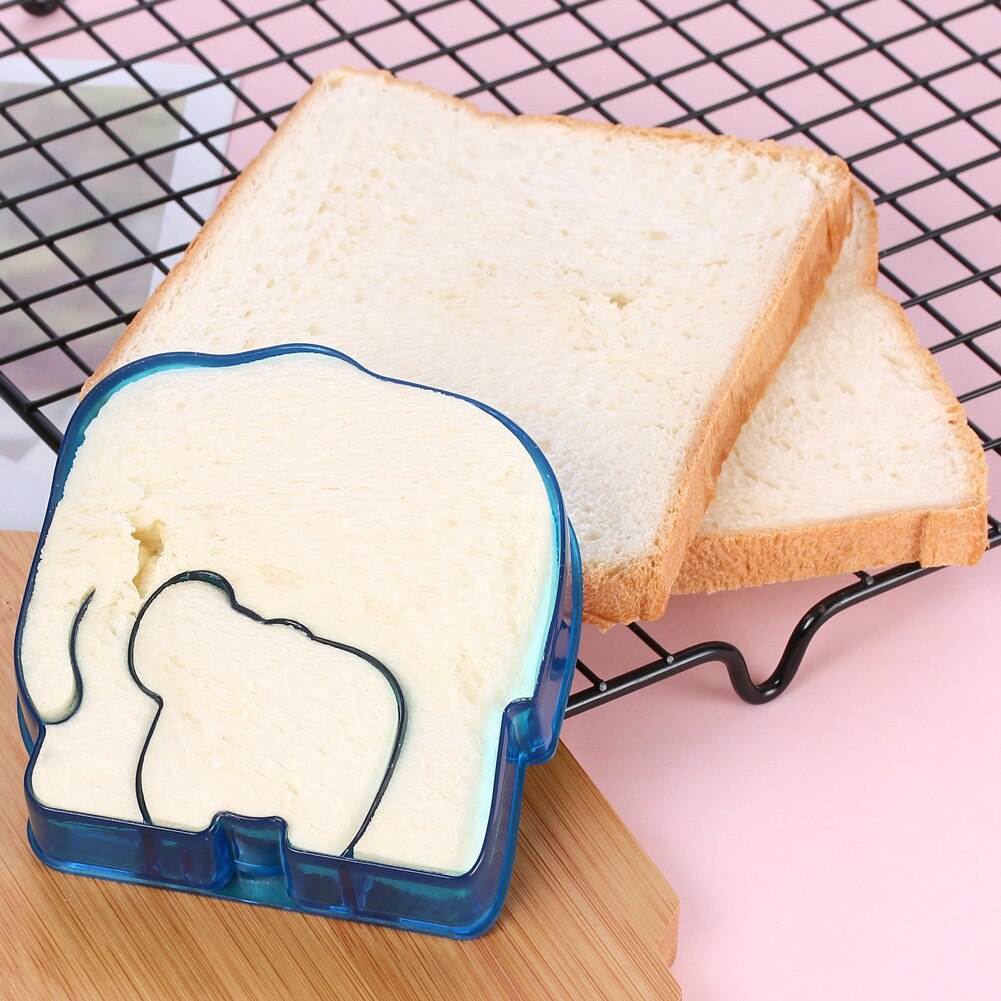 Home Kitchen Sandwich Bread Biscuit Cutting Dies Mold Cute Cartoon Animal DIY Jigsaw Puzzle Children Breakfast Bento Baking Tool