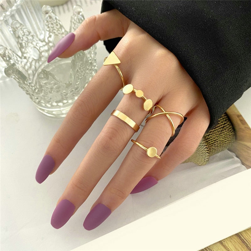 Hip Hop Cross Ring On Finger Chains Adjustable Jewelry Rings for Men Women Gothic anillos Aesthetic Rings 2023 Trend Accessories