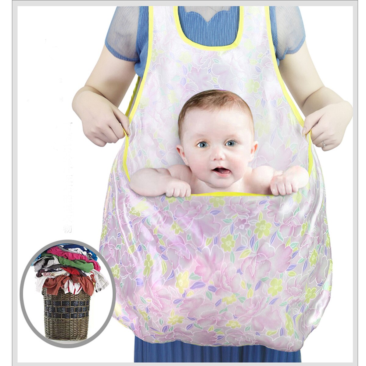 2023 New Home Outdoor Sleeveless Laundry Bib Cold and Waterproof Bib Cloth Japanese Clothes Apron Laundry Artifact Home Supplies