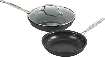 Cookware Set, Chef&#39;s Classic NonStick Hard Anodized, Gray, 66-14N