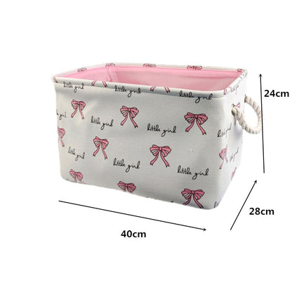 Clothing Laundry Baskets For Home Bathroom Cat Print Save Space Household Supplies Toy Storage Box Laundry Bucket