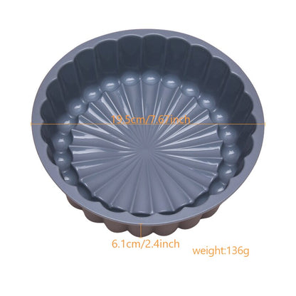 Sunflower Shape Silicone Cake Mold Simple Cake Baking Mould Toast Bread Pastry Mousse Bakeware Household Kitchen Accessory Tray