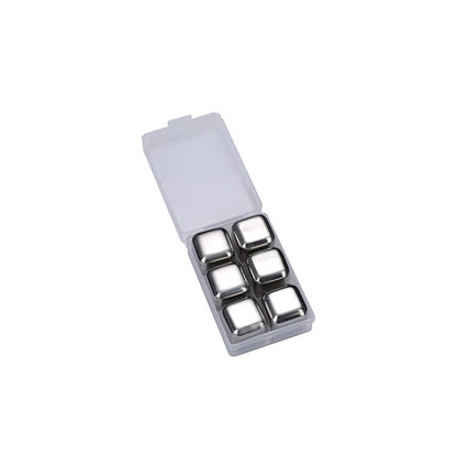 Stainless Steel Ice Cubes Beer Red Wine Coolers Reusable Chilling Stones Vodka Whiskey Holders Keep Drinks Cold Party Bar Tools