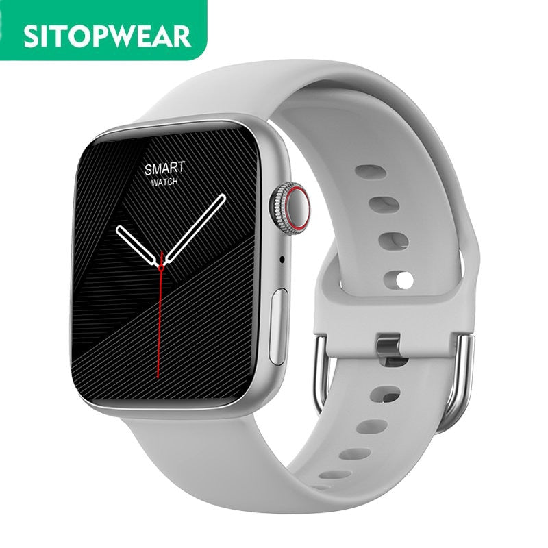 SitopWear Smart Watch 2023 Wireless Charging Smartwatch Bluetooth Calls Watches Men Women Fitness Bracelet Custom Watch Face