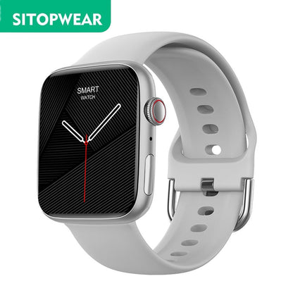 SitopWear Smart Watch 2023 Wireless Charging Smartwatch Bluetooth Calls Watches Men Women Fitness Bracelet Custom Watch Face