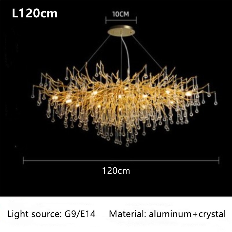 American Luxury Crystal Ceiling Chandelier Modern Lustre Living Dining Bedroom Hanging Lamp Hotel Hall Home Decor Pendant Lights