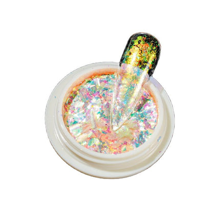 1pc 19Colors Nail Glitter Mirror Powder Chrome Dust Pigment 0.5g Paint Dip Metallic Shiny With Magic Effect Dust