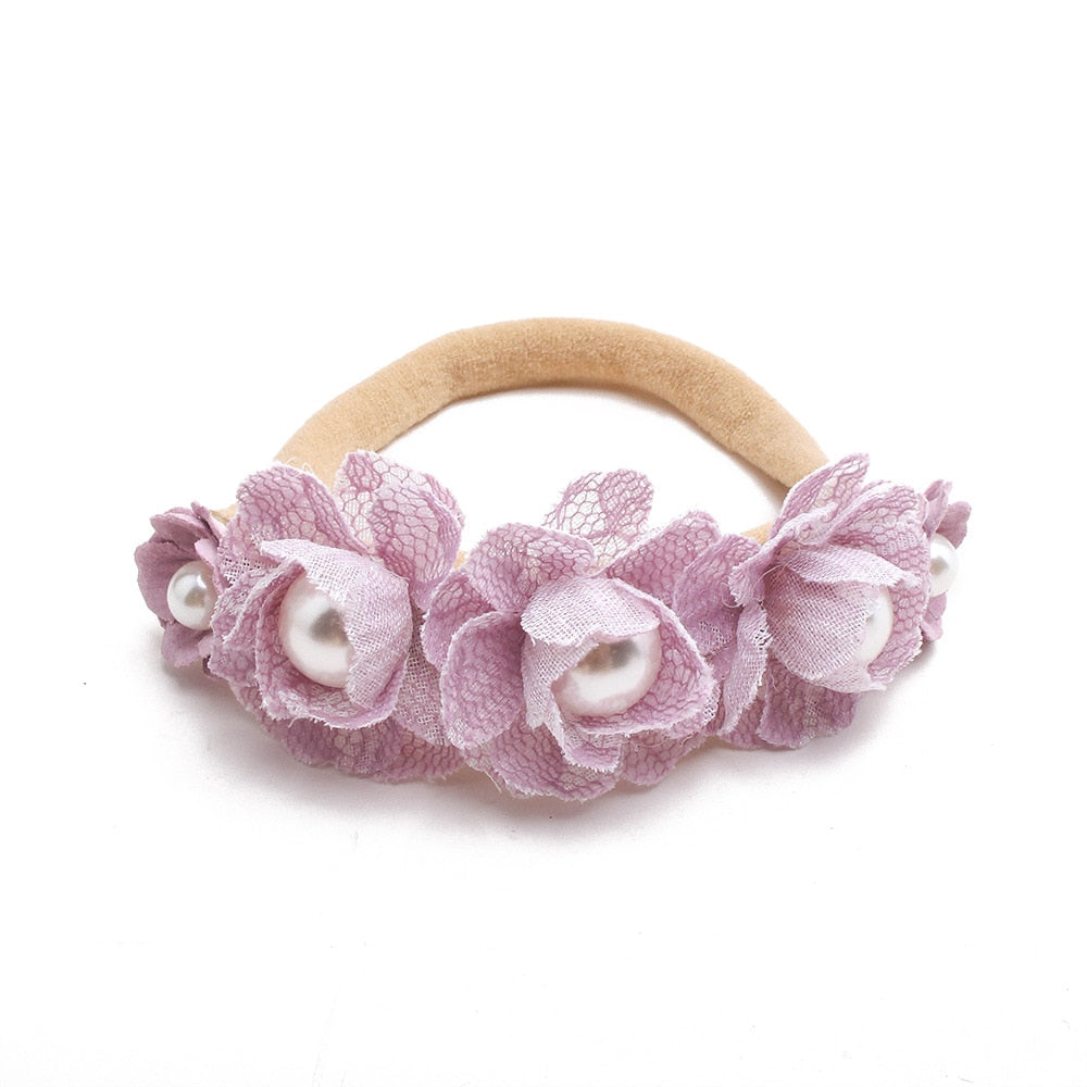 Baby Girl Headband Cute Baby Elastic Hair Band Newborn  Head Flower Toddler Headband Headwear Kids Accessories