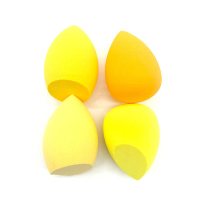 4pcs Makeup Sponge Powder Puff Dry and Wet Combined Beauty Cosmetic Ball Foundation Powder Puff Bevel Cut Make Up Sponge Tools