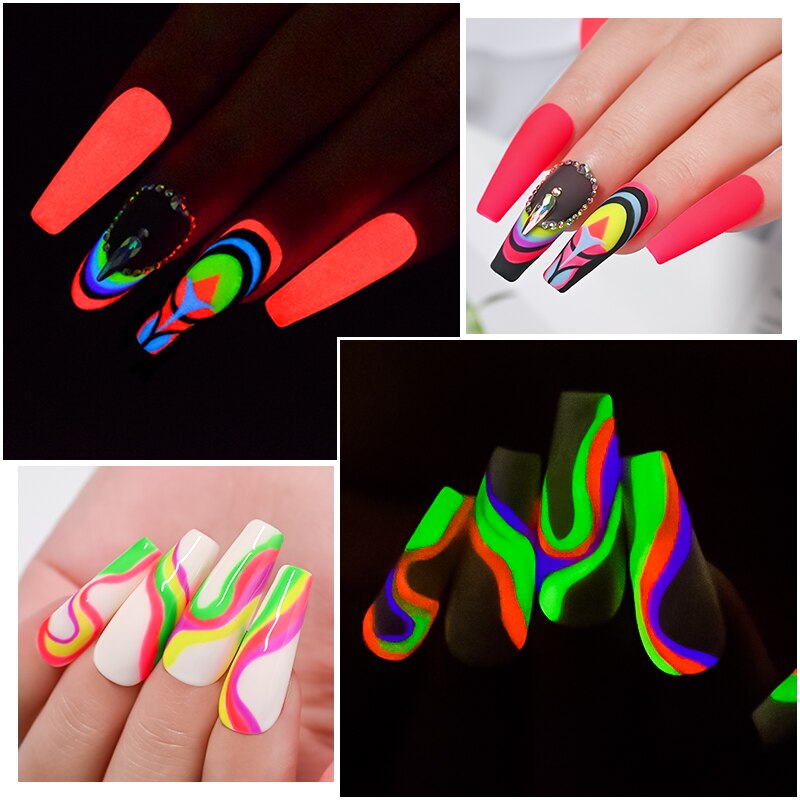 MEET ACROSS 6/12Pcs Nail Liner Gel Set Line Polish Gel Kit Nail Art Design For UV Paint Nail Drawing Polish DIY Painting Varnish