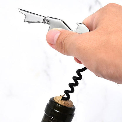 Multifunctional Wine Bottle Opener Seahorse  Stainless Steel  Beer Corkscrew Knife Kitchen Gadget Bar Accessories