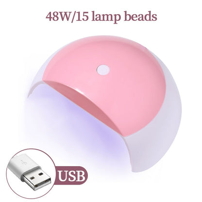 LULAA USB 18 UV Lights Drying Lamp For Curing Gel LED Nail Phototherapy Machine Professional Manicure Tool Salon Equipment