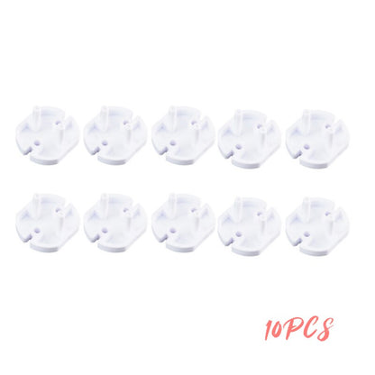 10pcs EU Power Socket Electrical Outlet Baby Kids Child Safety Guard Protection Anti Electric Shock Plugs Protector Rotate Cover