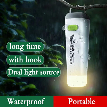 Mini LED High Light Flashlight USB Rechargeable Powerful Lamp 2 In 1 Portable Camping Waterproof Far Range Flashlight Nightlight