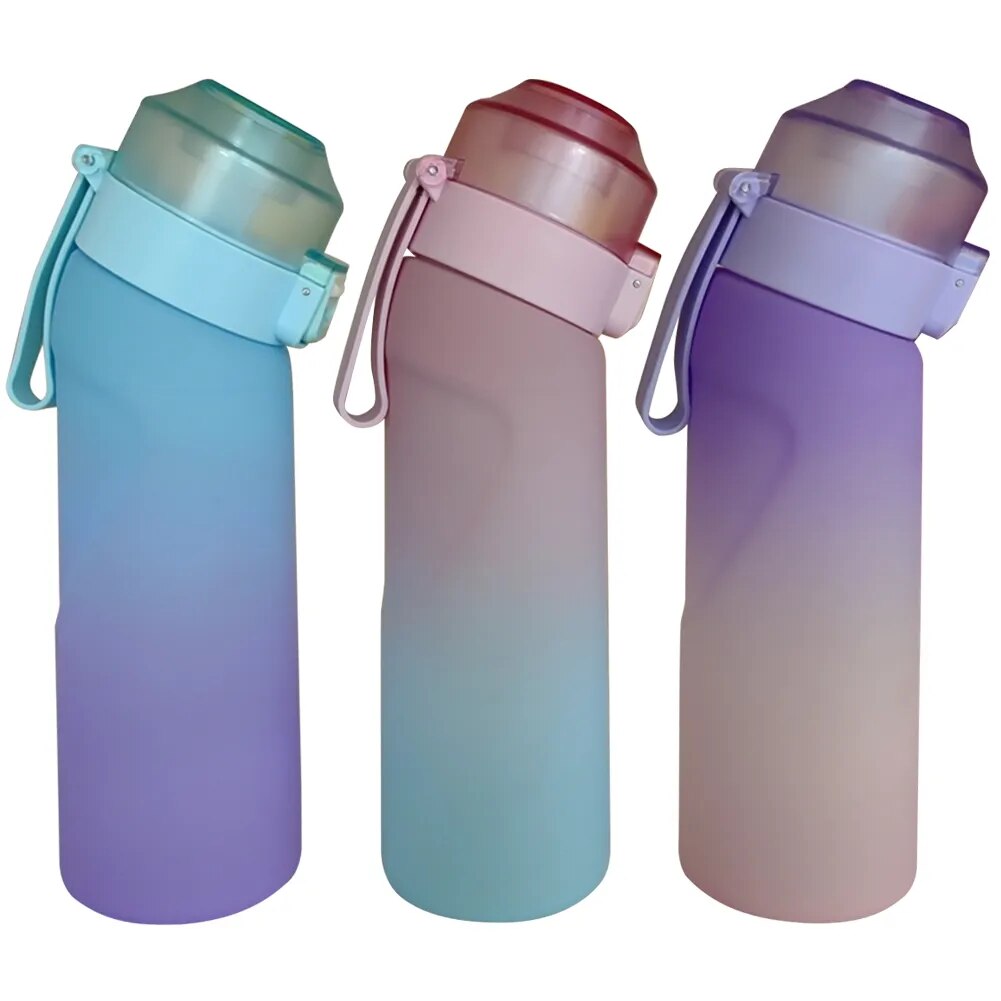650ml Air Flavored Water Bottle with 7Pcs Air Up Pods Flavors Up Fashion Straw Mug Water Bottle Suitable for Sports Water Cup