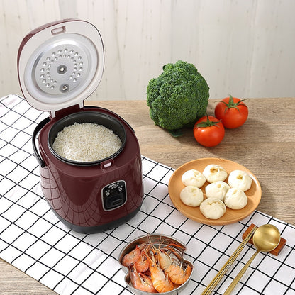 1.2L Mini Electric Rice Cooker Multifunctional Cooker Non-Stick Pan Household Porridge Cooking Soup Stewing Machine Electric Pot