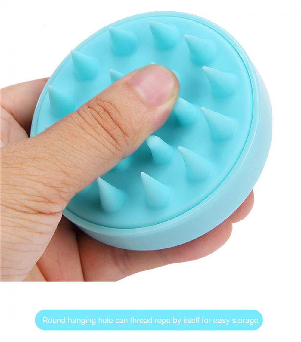 Hair Scalp Massager Shampoo Brush Soft Silicone Shampoo Brush Massage Shampoo Brush Clean Scalp Bath Comb Scalp Beauty Health