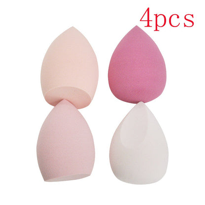 4pcs Makeup Sponge Powder Puff Dry and Wet Combined Beauty Cosmetic Ball Foundation Powder Puff Bevel Cut Make Up Sponge Tools