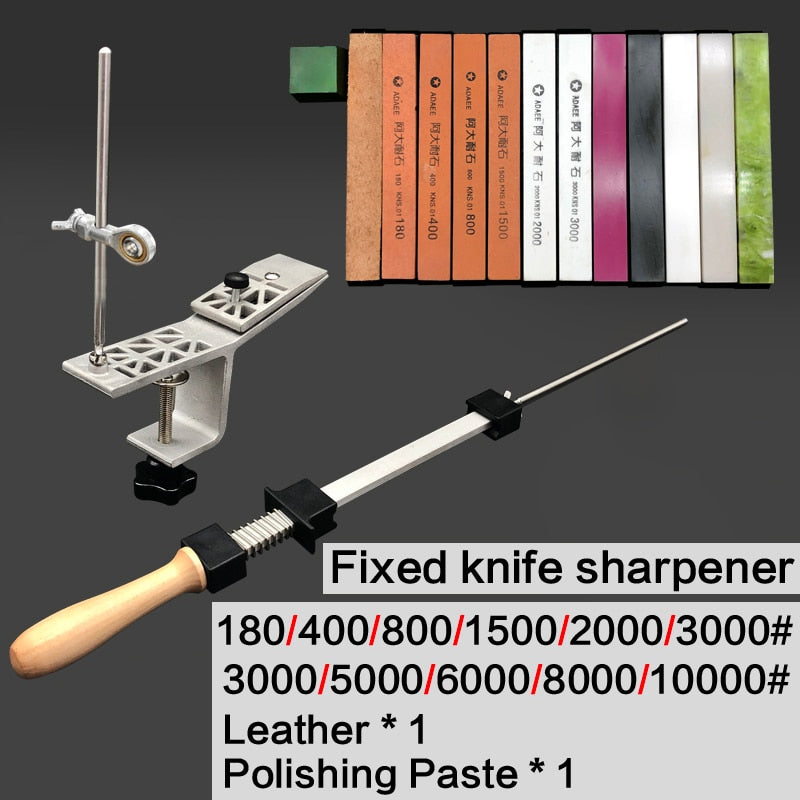 Angle Fixed Knife Sharpener Professional Sharpening Stone Kitchen Grinding System Honing Diamond Grinder Woodwork Tool Whetstone