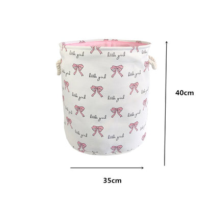 Clothing Laundry Baskets For Home Bathroom Cat Print Save Space Household Supplies Toy Storage Box Laundry Bucket