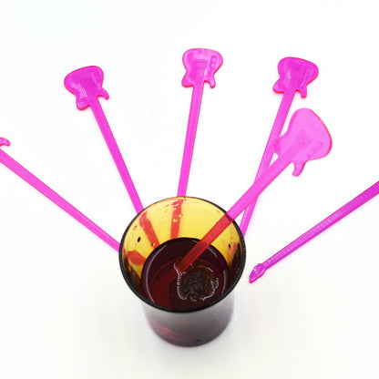 6PCS 18.5CM Stirring Plastic Stirrers Kitchen Bar Tool Juice Party Cocktail Drink Mixer Swizzle Stick Wine Agitators