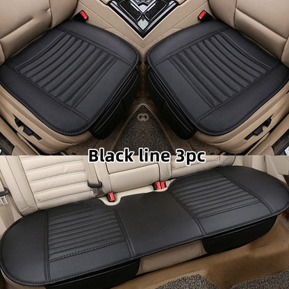 AUTOYOUTH Four Season Seat Cover PU Leather Car Seat Cushion Automobiles Seat Cover Universal Car Chair Protector Pad Mat Auto