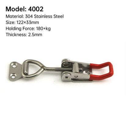 New Hasp Adjustable Cabinet Boxes Lever Handle Lock Hasp Toggle Catch Toggle Clamp For Sliding Door Furniture Hardw
