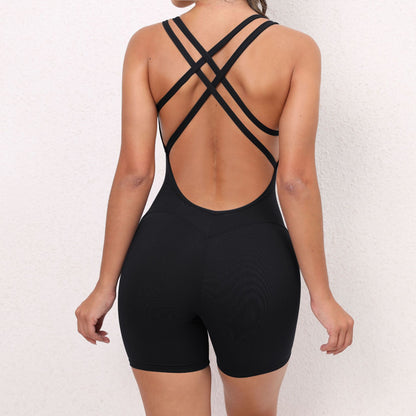 2023 Pad Lycra Active Wear Gym Yoga Sets Women Fitness Clothing Women Workout Female Sports Outfit Suits Exercise Jumpsuit