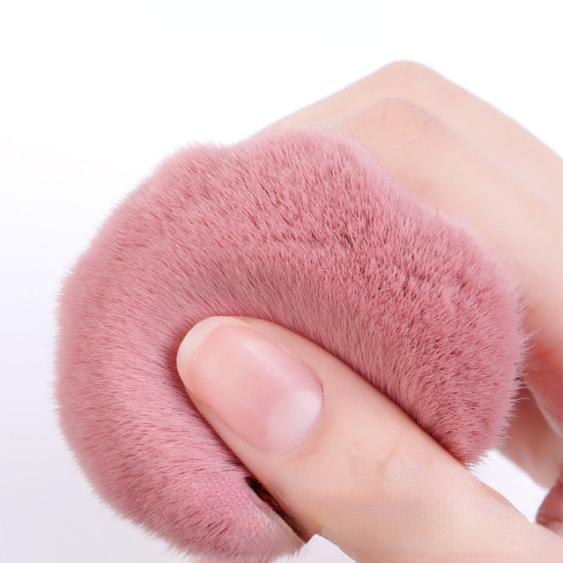 Popular Mushroom Nail Brush Round Small Flower Paint Gel Dust Cleaning Brushes Make Up Brush Nail Art Manicure Tools