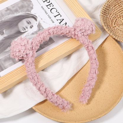 Funny Frog Makeup Headband Wide-brimmed Elastic Hairbands Cute Girls Hair Bands Women Hair Accessories Girls Hairband