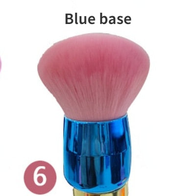 Popular Mushroom Nail Brush Round Small Flower Paint Gel Dust Cleaning Brushes Make Up Brush Nail Art Manicure Tools