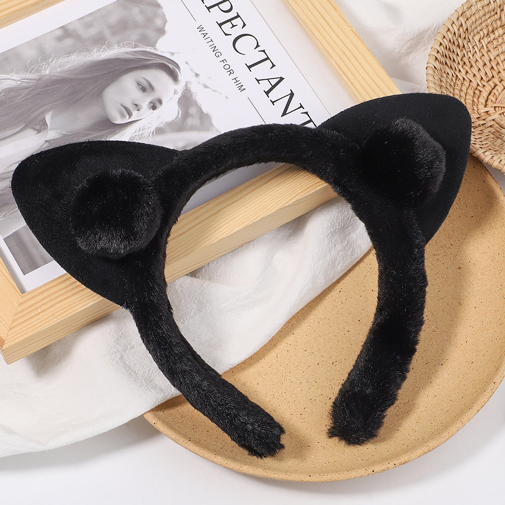 Funny Frog Makeup Headband Wide-brimmed Elastic Hairbands Cute Girls Hair Bands Women Hair Accessories Girls Hairband